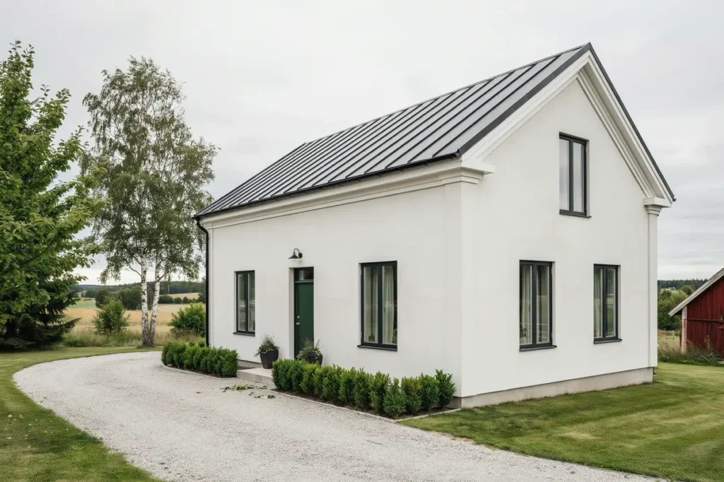 spricklagning och omm lning av putsad fasad i olofstorp gunnilse